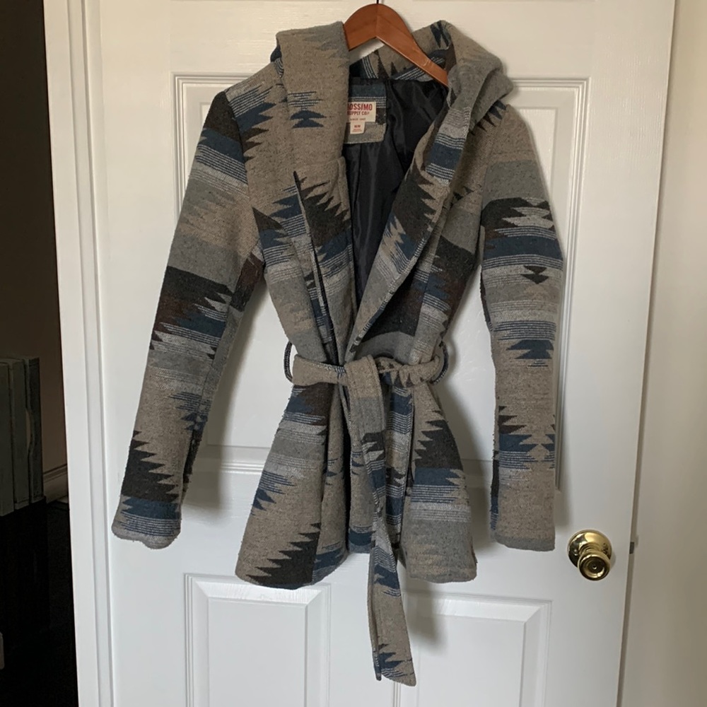 Southwestern Grey/Brown/Blue Coat